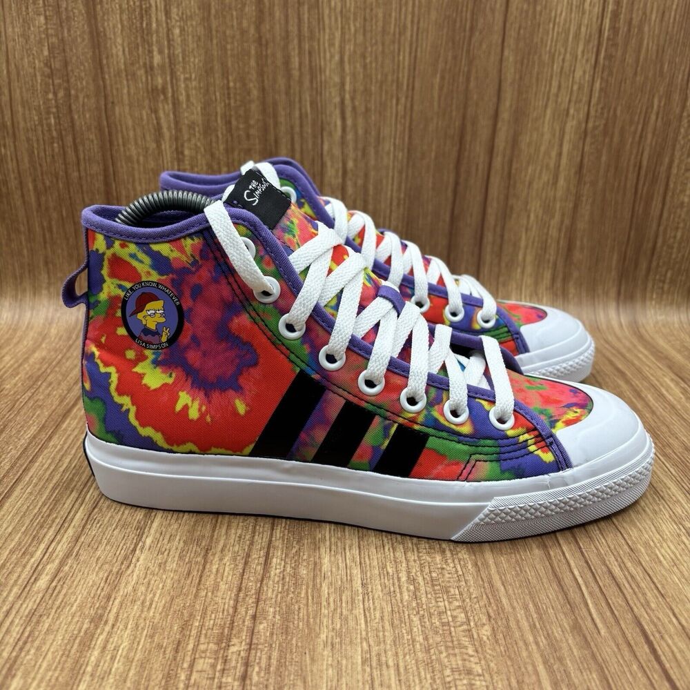 Adidas Originals Nizza Junior‎ SZ 7 Y Women 9 Lisa Simpson Sneakers THE SIMPSONS